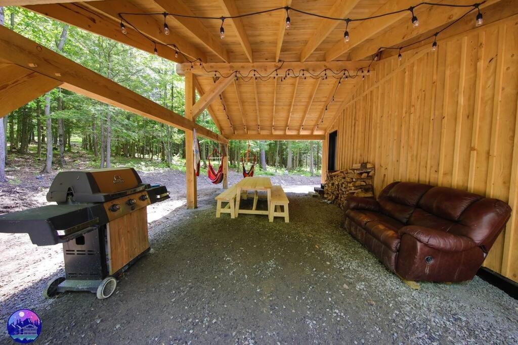 Chalet Deschamps- SPA- Chien accepté- Nature- Estrie Mansonville Esterno foto